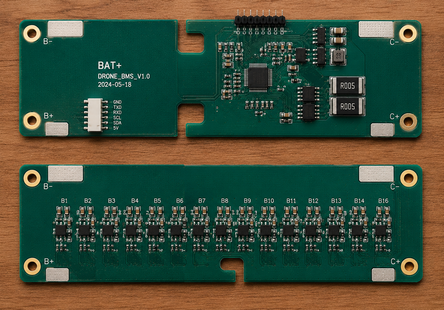 Drone BMS - PCB Design & Hardware Engineering by TechnoLean Lab