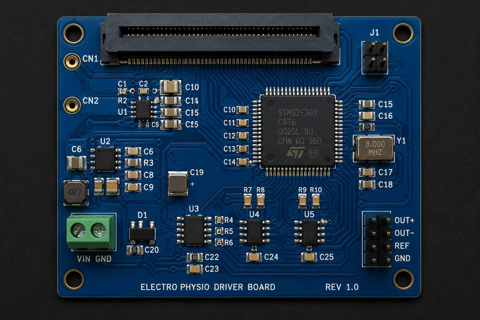 STM32 Motor Driver - PCB Design & Hardware Engineering by TechnoLean Lab